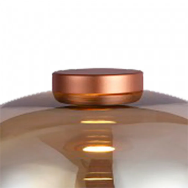 ABAJUR MIRAGE COBRE E CHAMPANHE (D)36CM (A)35CM 1X1W 3000K 300LM LED - 1