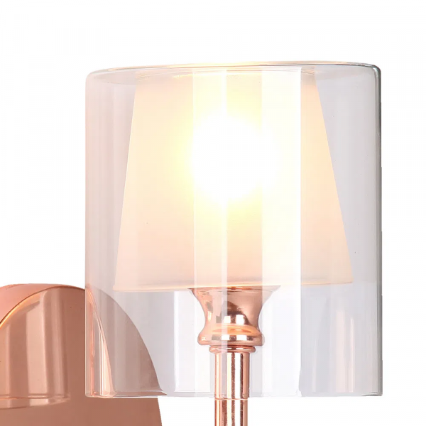 ARANDELA MAISON COBRE E TRANSPARENTE (C)14CM (L)12CM (A)19.5CM 1XG9 40W - MO0016E - 3