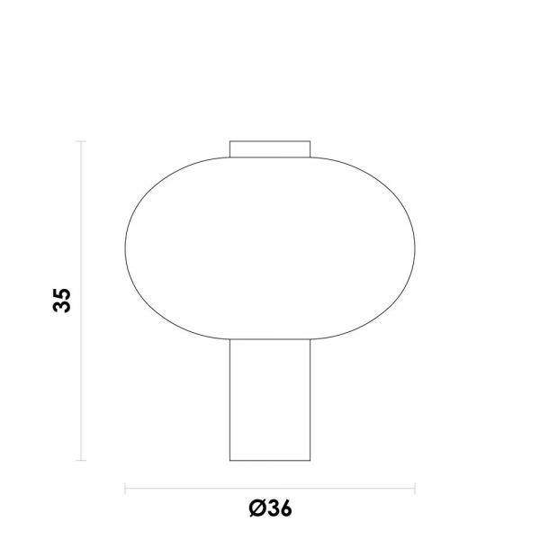 ABAJUR MIRAGE DOURADO E FUME (D)36CM (A)35CM 1X1W 3000K 300LM LED - 5