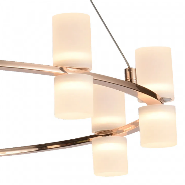 PENDENTE CANDEL DOURADO E BRANCO (D)62CM (A)10.5CM 18X2W 3000K 2880LM - JJ001 - 4