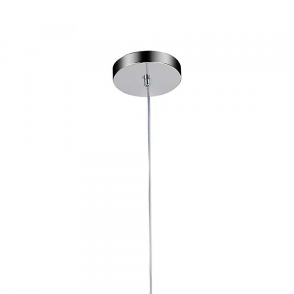 PENDENTE ORGANIKA CROMADO E TRANSPARENTE (D)15.5CM (A)42CM 1XE14 40W - KB002C - 4