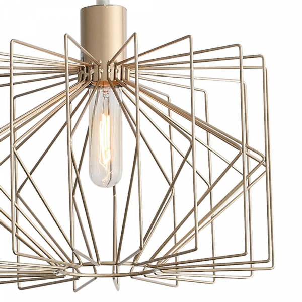 PENDENTE KUHI D 32CM X 28.5CM 1XE27 127V / 220V DOURADO - MD001G - 4