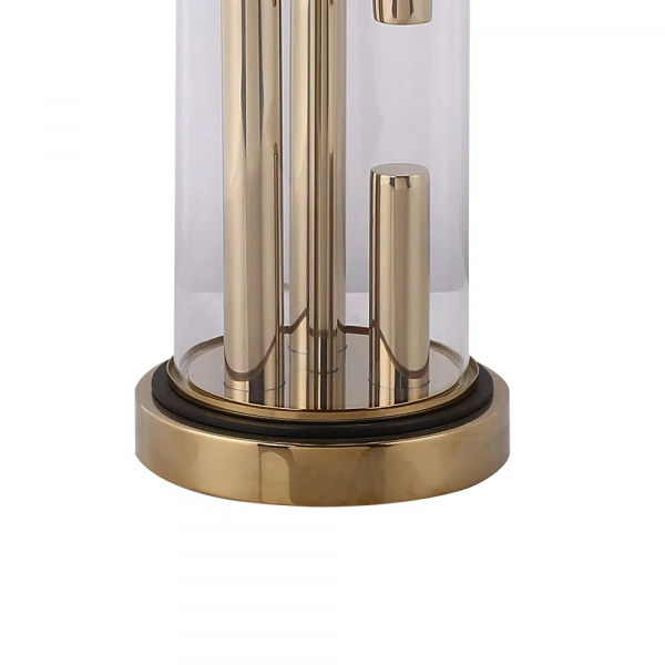 BASE PARA ABAJUR VENETO DOURADO E TRANSPARENTE (D)16CM (A)53CM 1XE27 40W - MI008 - 3