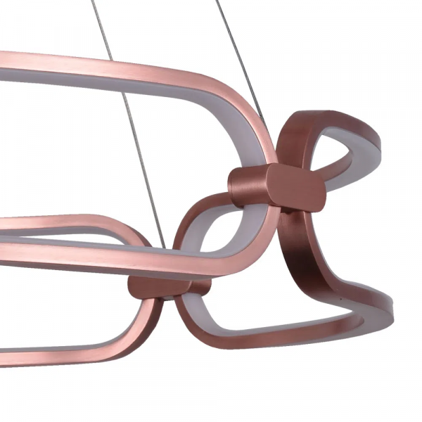 PENDENTE LUMINA ROSE GOLD (D)60CM (A)9.5CM 1X50W 3000K 2500LM - BB007E - 2