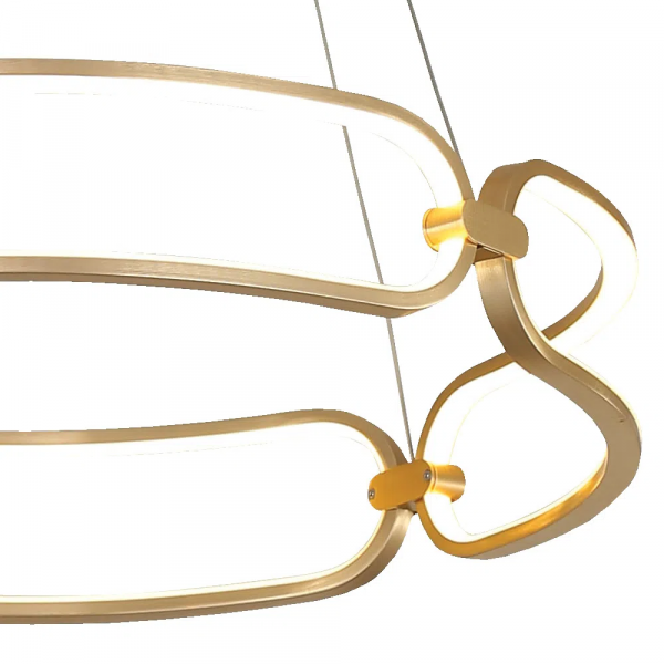 PENDENTE LUMINA DOURADO (D)60CM (A)9.5CM 1X50W 3000K 2500LM - BB007G - 2