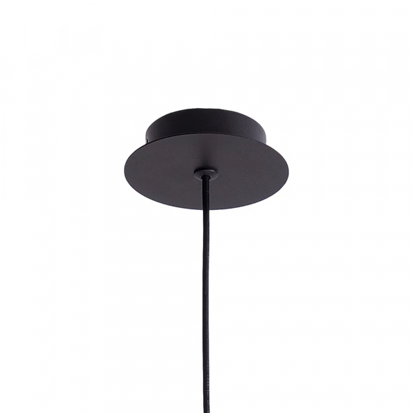 PENDENTE PITUCO ROSE GOLD E PRETO E PRETO (D)10CM (A)18.7CM 1XGU10 10W - ML015B - 2