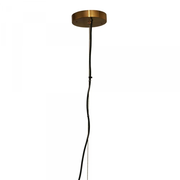 PENDENTE CAJU BRONZE E CONHAQUE (D)40CM (A)52CM 1XE27 40W - RZ001L - 2