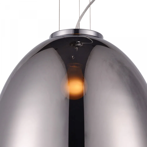 PENDENTE SONG D 33CM X 34CM 1XE27 127V / 220V CROMADO - OD019C - 2