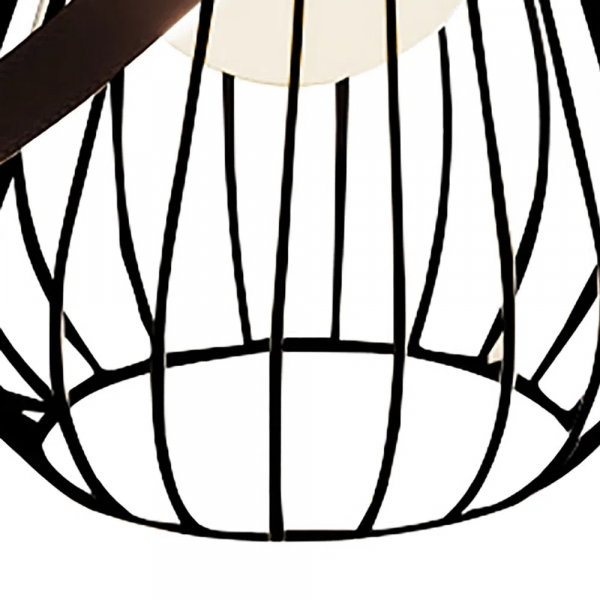 ABAJUR LAMP DOURADO E PRETO E BRANCO (D)18CM (A)22CM 1XG9 40W - ML001B - 5