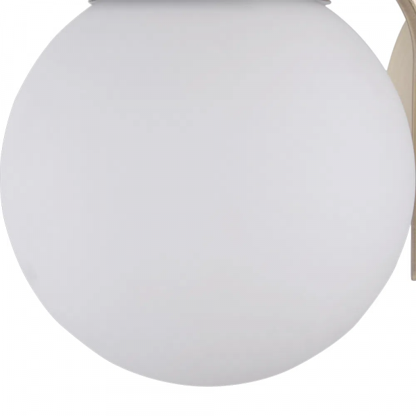 ARANDELA PETIT POA DOURADO E BRANCO (C)20CM (L)15CM (A)17CM 1XE27 BOLINHA 5W - SQ005 - 3