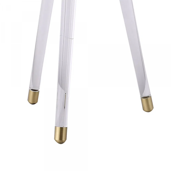 BASE PARA ABAJUR VENETO DOURADO E TRANSPARENTE (C)29.5CM (L)25.5CM (A)59.5CM 1XE27 40W - MI006 - 3