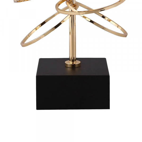 BASE PARA ABAJUR VENETO DOURADO (D)13CM (A)54CM 1XE27 40W - MI003 - 6