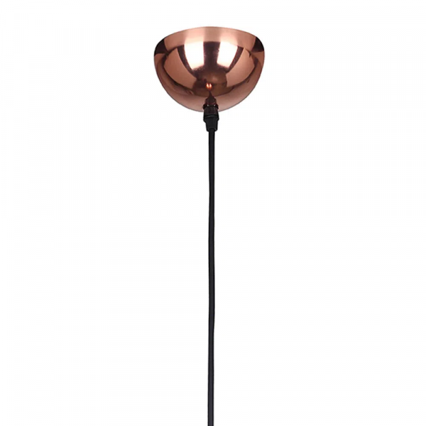PENDENTE COPPER COBRE E PRETO (D)12CM (A)31CM 1XE27 40W - XN004 - 1
