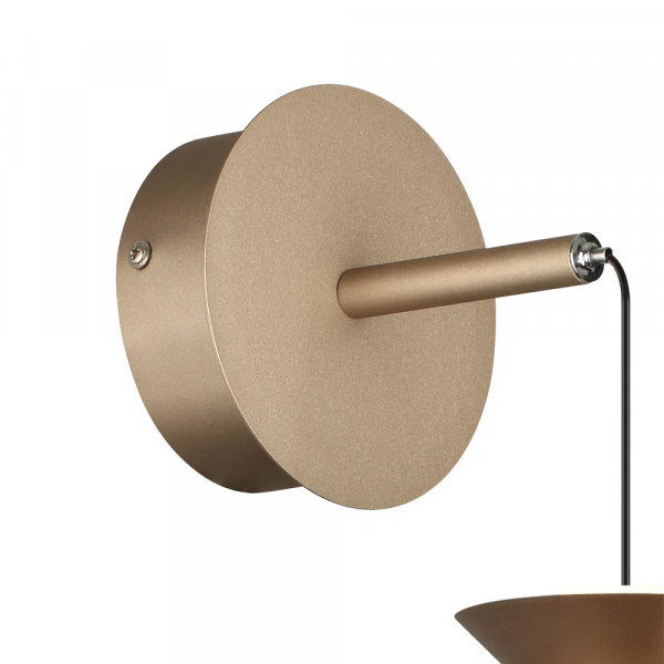 ARANDELA CORDEL PALE GOLD (C)22CM (L)15CM (A)13CM 5W + 1W 2700K 300LM - CD009 - 3