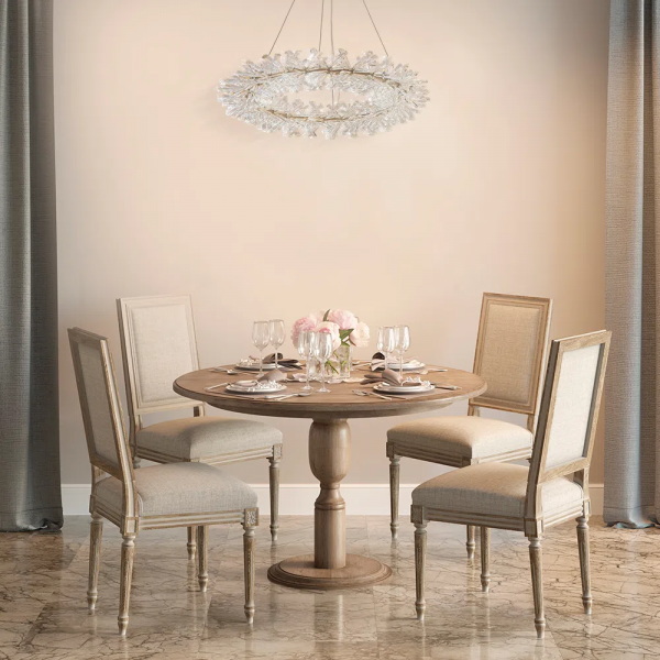 PENDENTE FLORA DOURADO E TRANSPARENTE (D)60CM (A)18CM 18XG4 54W - DY001S - 4