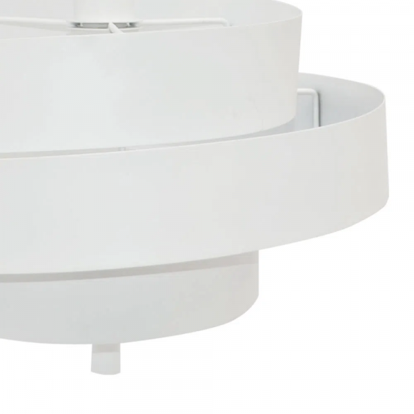 PENDENTE SPIROS D 48CM X 48CM 1XE27 127V / 220V BRANCO - EY003 - 4