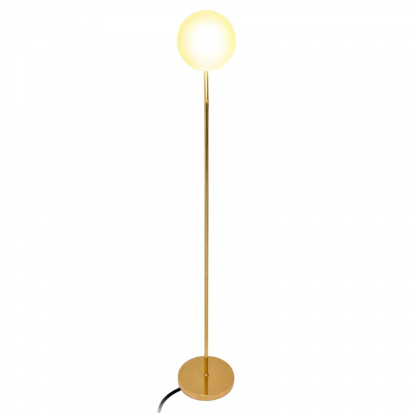 COLUNA VIVA DOURADO E BRANCO (D)25CM (A)160CM 1XE27 BOLINHA 5W - SQ008 - 4