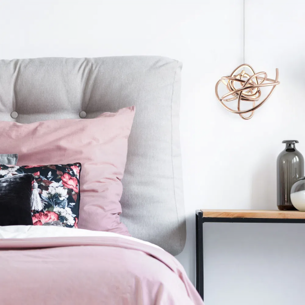 PENDENTE NINHO DOURADO E BRANCO (D)23CM 1X12W 3000K 960LM - WD017S - 4