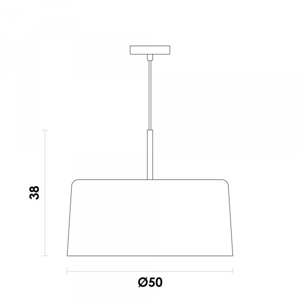 PENDENTE BOT BRANCO E NICKEL (D)50CM (A)38,5CM 1X40W E27 - 3