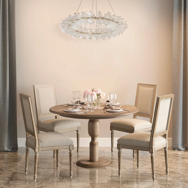 PENDENTE FLORA DOURADO E TRANSPARENTE (D)80CM (A)18CM 26XG4 78W - DY001L - 4