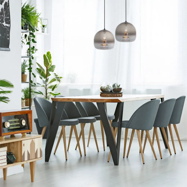 PENDENTE SPECULO PRETO E CROMADO (D)30CM (A)27.5CM 1XE27 40W - JO001C - 5