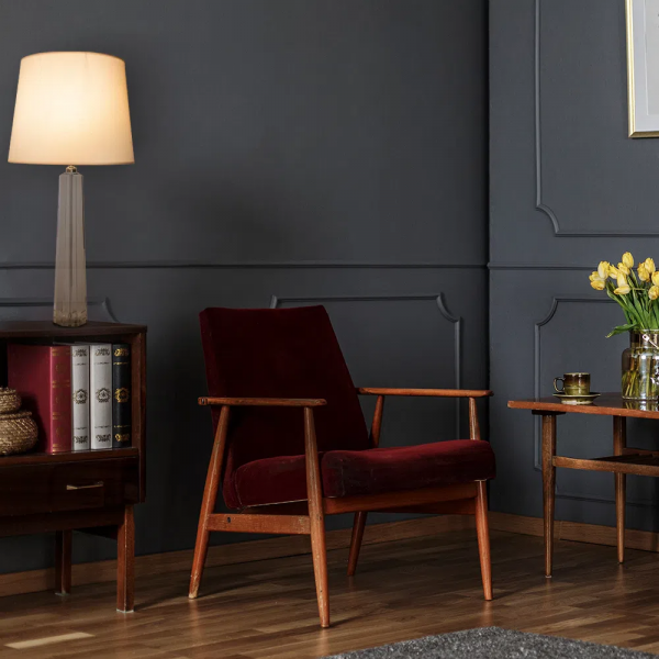 BASE PARA ABAJUR CLASSIC CROMADO E TRANSPARENTE (D)12CM (A)61CM 1XE27 40W - XL1152 - 4