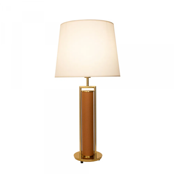 BASE PARA ABAJUR VENETO DOURADO E MARROM (D)17CM (A)58.5CM 1XE27 40W - MI009 - 4