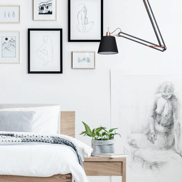 PENDENTE SCOPE COBRE E PRETO (D)25CM (A)142CM 1XE27 40W - HU1002B - 5