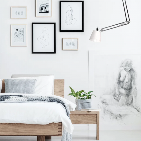 PENDENTE SCOPE CROMADO E BRANCO (D)25CM (A)142CM 1XE27 40W - HU1002C - 5