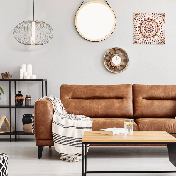 PENDENTE LANTERNA DOURADO E BRANCO (D)50CM (A)32CM 1X16W 3000K 800LM - HC010 - 1