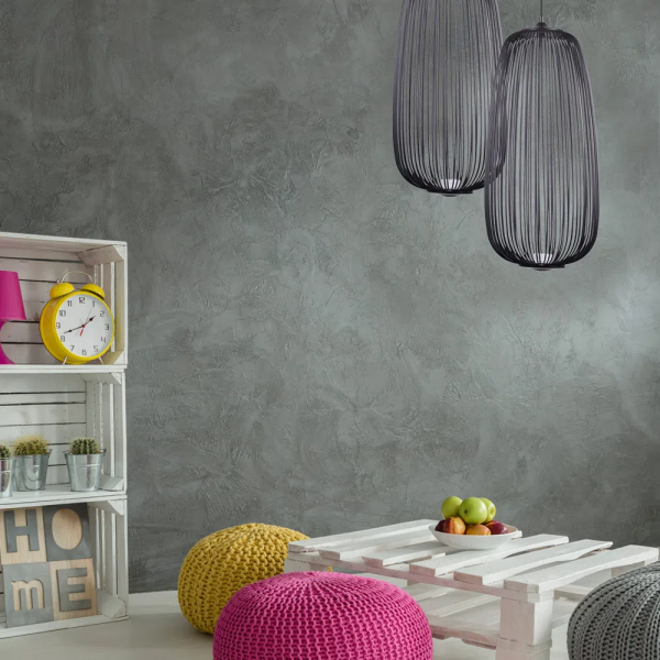 PENDENTE ARAL PRETO (D)33CM (A)70CM 2X4W 3000K 900LM - KE007B - 5