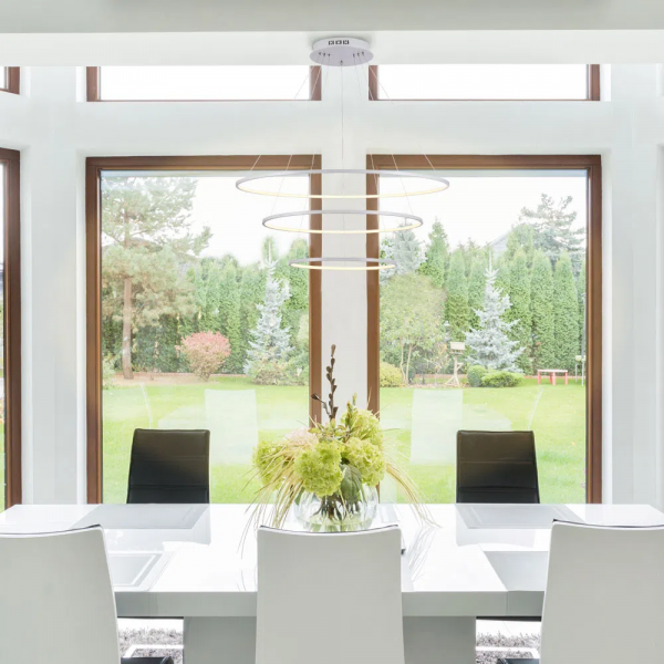 PENDENTE BIRDIE BRANCO (D)80 + 60 + 40CM (A)42CM 17W + 13W + 9W 3200K 3120L - KW002W - 5