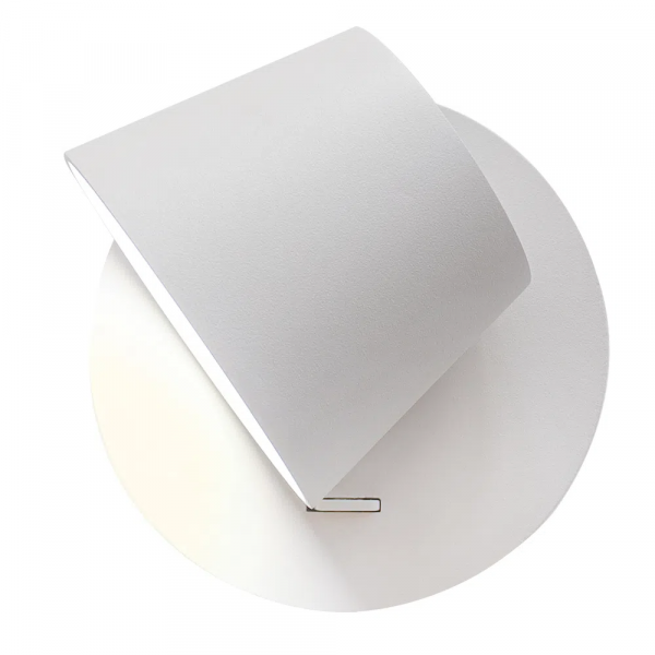 ARANDELA MEERA BRANCO (D)12CM (A)12CM 1X6W 3000K 240LM - ARANDELA MEERA BRANCO (D)12CM (A)12CM 1X6W 3000K 240LM - 4