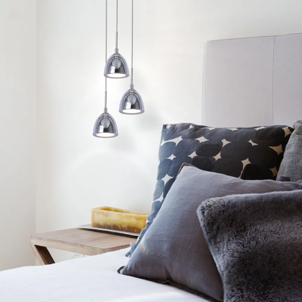 PENDENTE OBI D 11CM X 10CM 1XG9 127V / 220V CROMADO E TRANSP - PD008C - 4