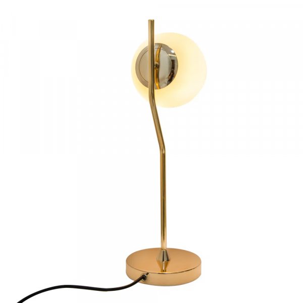 ABAJUR VIVA DOURADO E BRANCO (D)17CM (A)49CM 1XE27 BOLINHA 5W - SQ007 - 5