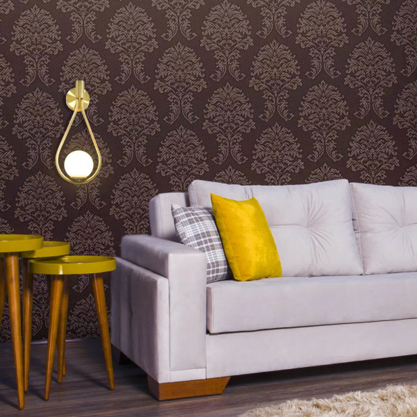 ARANDELA PINGO BRONZE E BRANCO (D)20CM (A)42CM 1XG9 25W - TR002 - 6