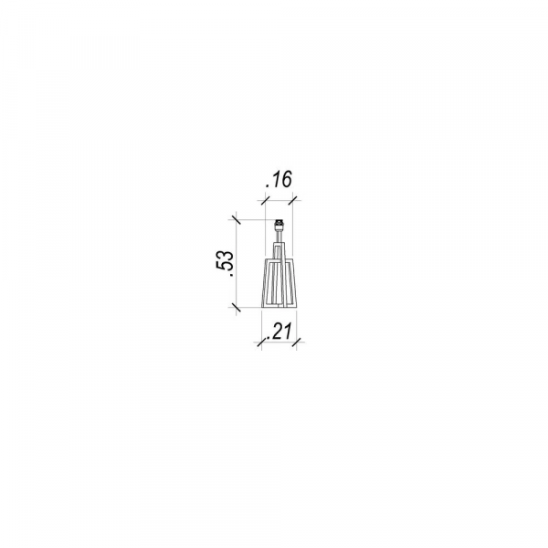 BASE PARA ABAJUR VENETO DOURADO (C)22CM (L)18CM (A)52.5CM 1XE27 40W - MI004 - 4