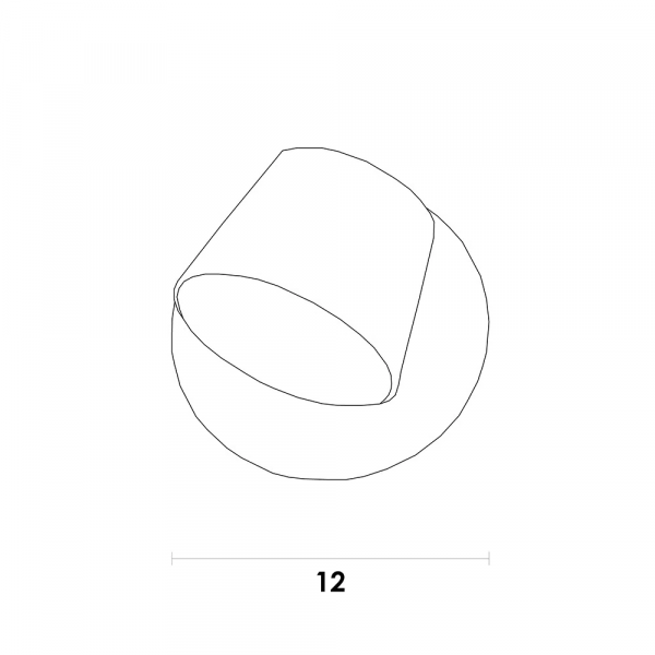 ARANDELA MEERA BRANCO (D)12CM (A)12CM 1X6W 3000K 240LM - ARANDELA MEERA BRANCO (D)12CM (A)12CM 1X6W 3000K 240LM - 7