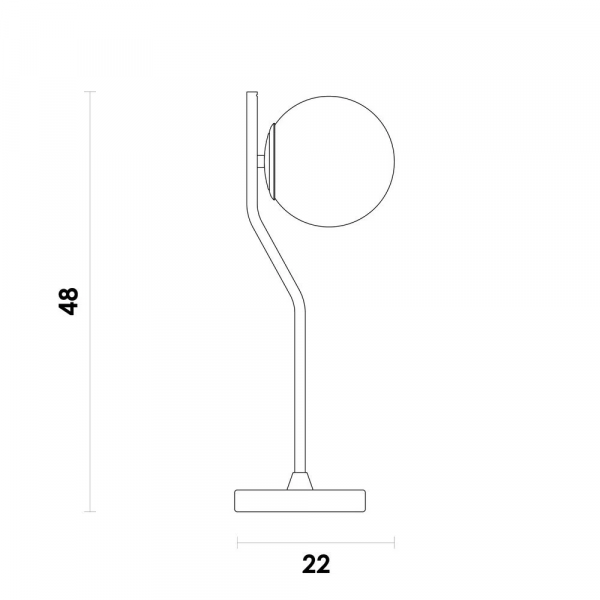 ABAJUR VIVA DOURADO E BRANCO (D)17CM (A)49CM 1XE27 BOLINHA 5W - SQ007 - 8