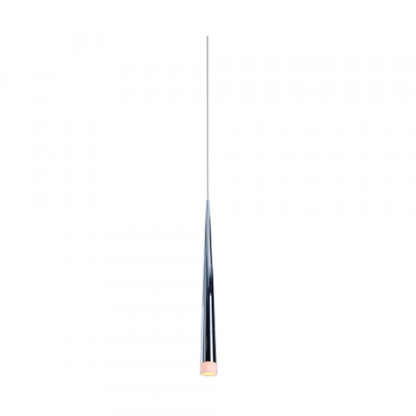 PENDENTE FILL D 5,5CM X 62CM  1XG9 127V / 220V BRANCO E CROMADO