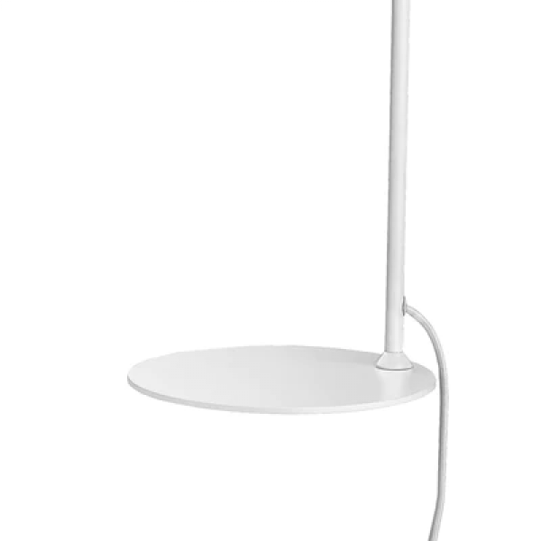 Abajur Pipe Dourado E Branco (D)12Cm (A)49.5Cm 1Xe14 40W - ME002W - 1