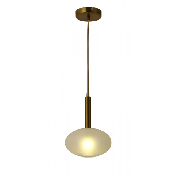 Pendente Filó Bronze e Branco (d)20cm (a)28cm 1xg9 5w - RZ005W