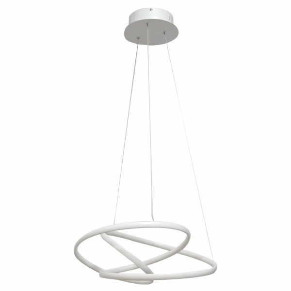 PENDENTE ZIG BRANCO (C)57CM (L)47CM (A)26CM 1X35W 3000K 1800LM - TP001