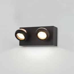 ARANDELA OTO PRETO E ROSE GOLD (C)20CM (L)10CM (A)10CM  2X5W 3000K 600LM LED