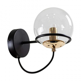Arandela Canela c/ Cúpula Globo Vidro p/ E14 DG002