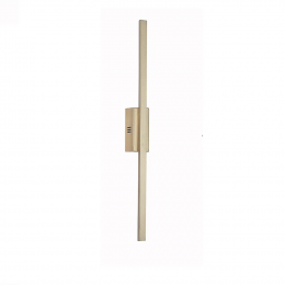 ARANDELA / PLAFON TEC DOURADO E BRANCO (C)60CM (L)2CM 1X10W 3000K 620LM - GD011SG