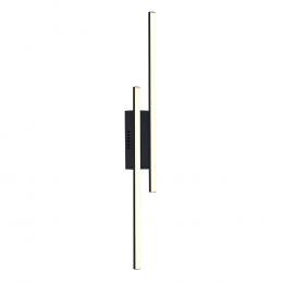 ARANDELA / PLAFON TEC PRETO (C)78CM (L)18CM (A)6CM 1X20W 3000K 1350LM - GD013B
