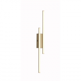 ARANDELA / PLAFON TEC DOURADO E BRANCO (C)78CM (L)18CM (A)6CM 1X20W 3000K 1350LM - GD013G