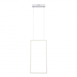 PENDENTE TEC BRANCO (C)60CM (L)30CM (A)2CM 1X32W 3000K 1810LM - GD015W