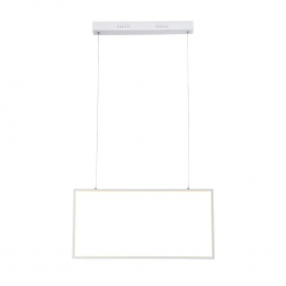 PENDENTE TEC BRANCO (C)30CM (L)60CM (A)2CM 1X32W 3000K 1810LM - GD016W